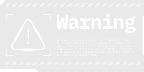 warning